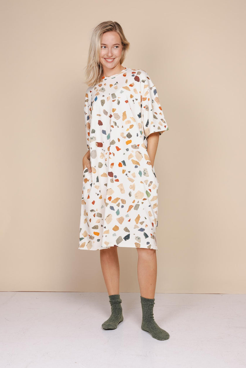 Terrazzo Relaxed Tee Dress Damen