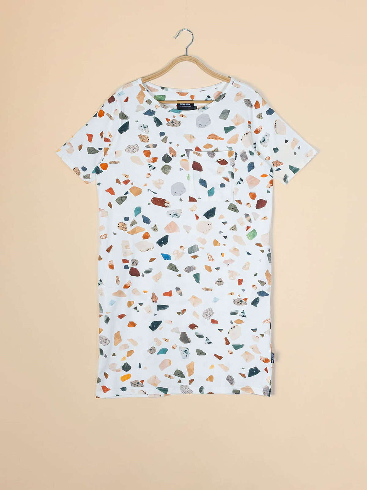 Terrazzo T-shirt Dress Dames - SNURK