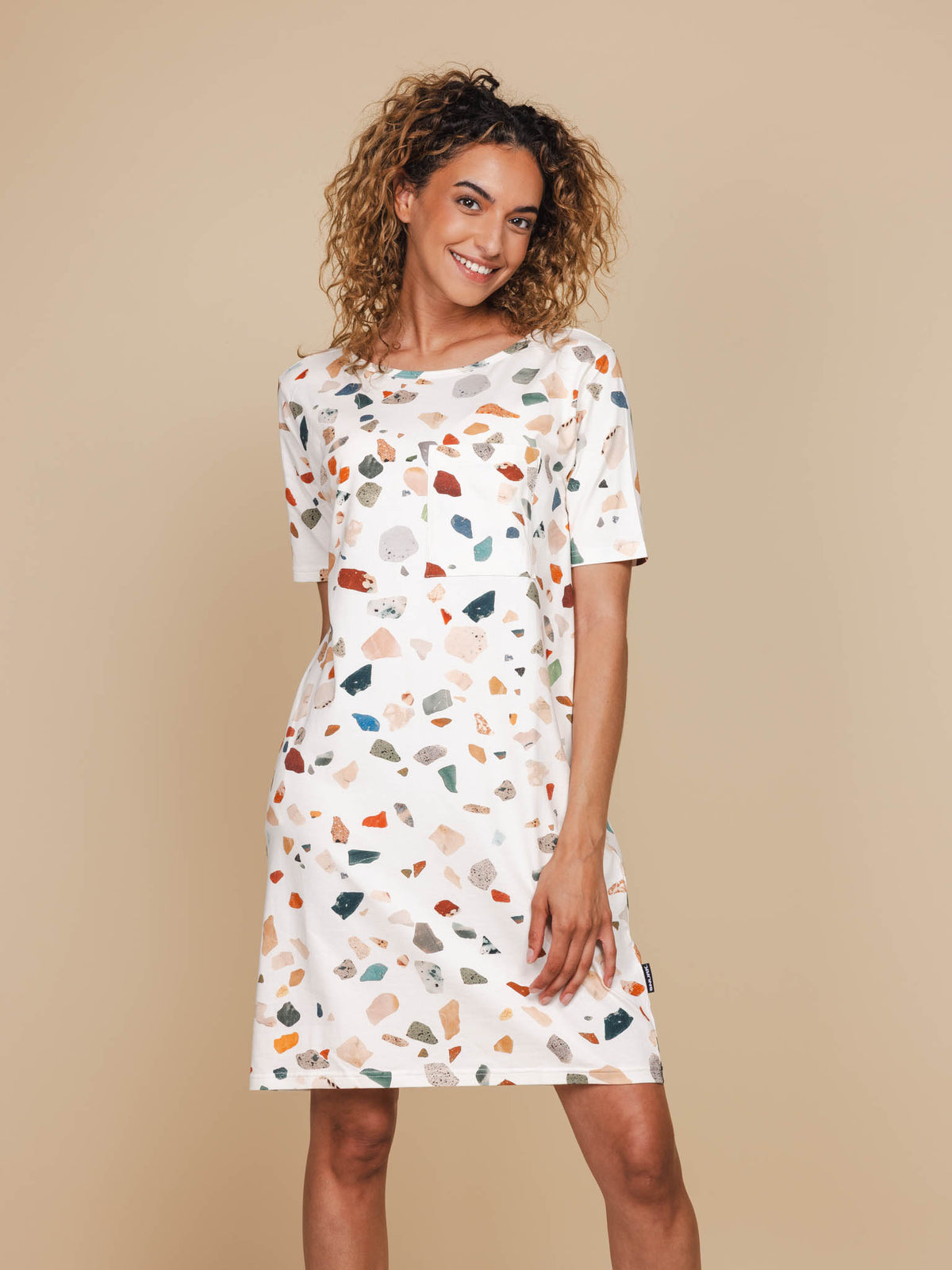 Terrazzo T-shirt Dress Damen