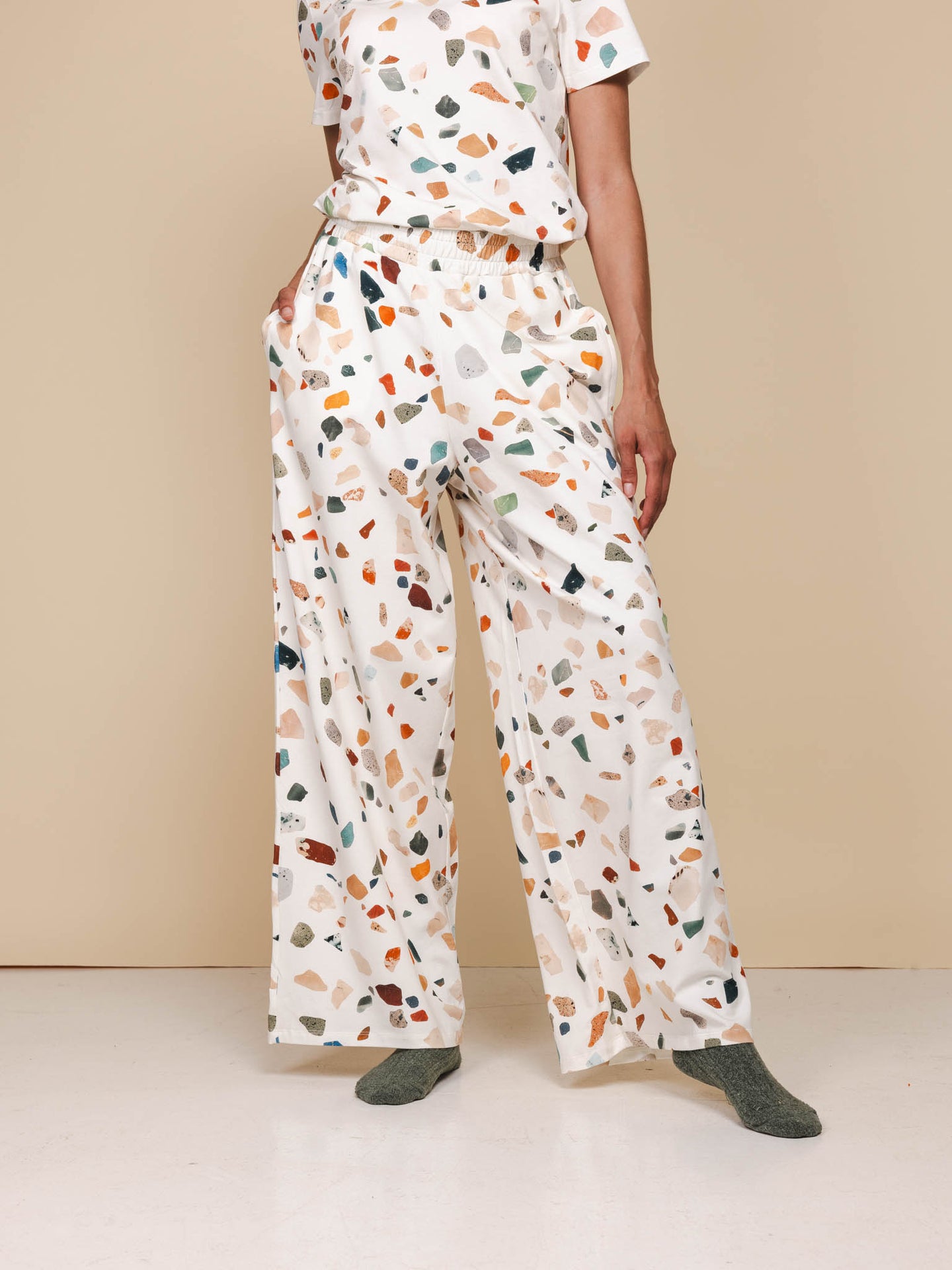 Terrazzo Wide Pants Women