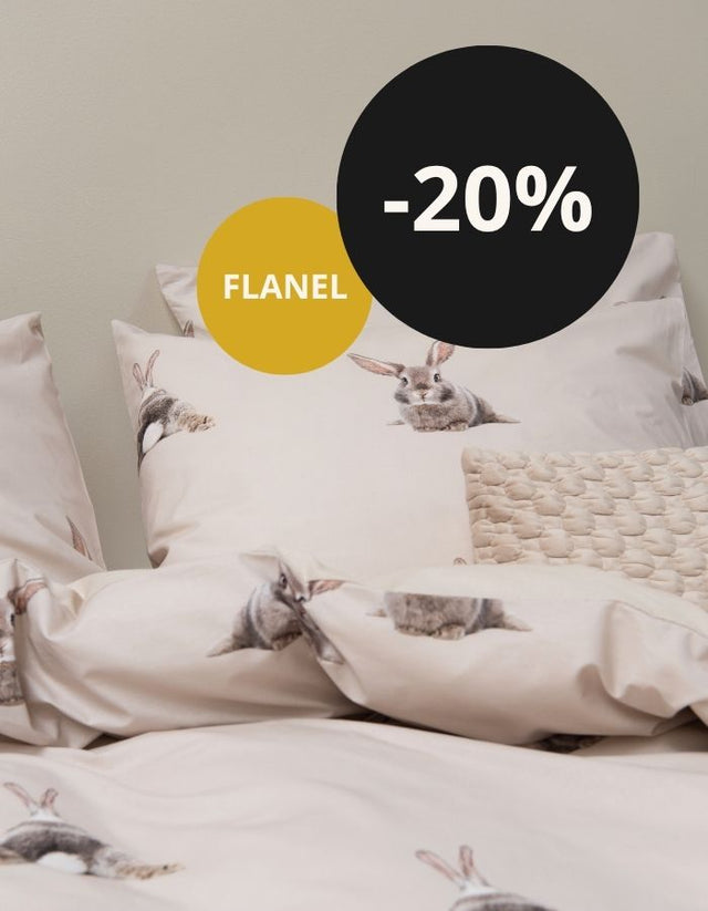 Shop flanel met 20% korting