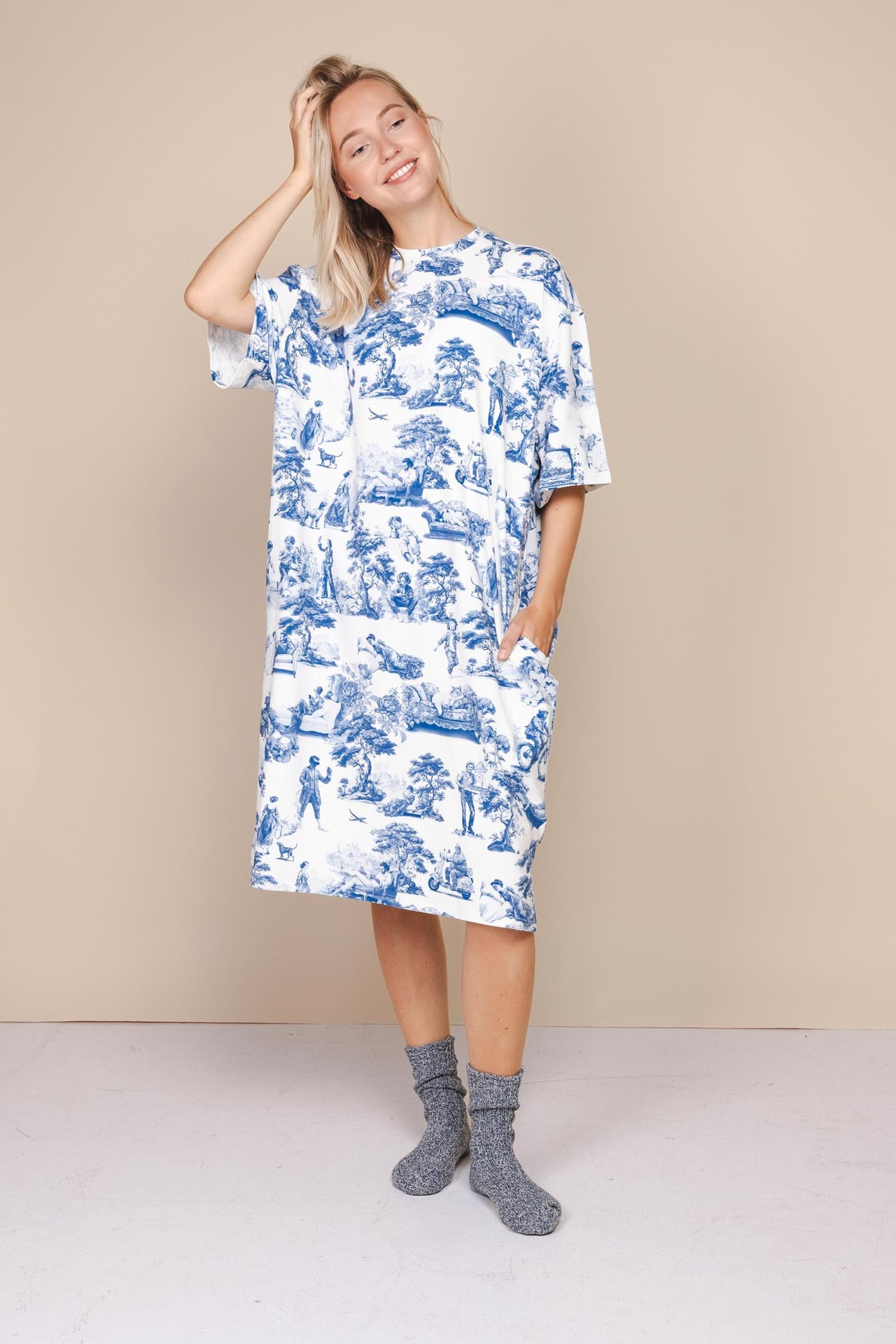 Toile De Modern Joy Relaxed Tee Dress Dames - SNURK