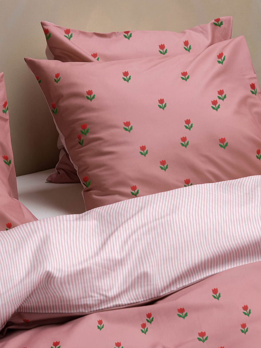 Tulips in Bead duvet cover set