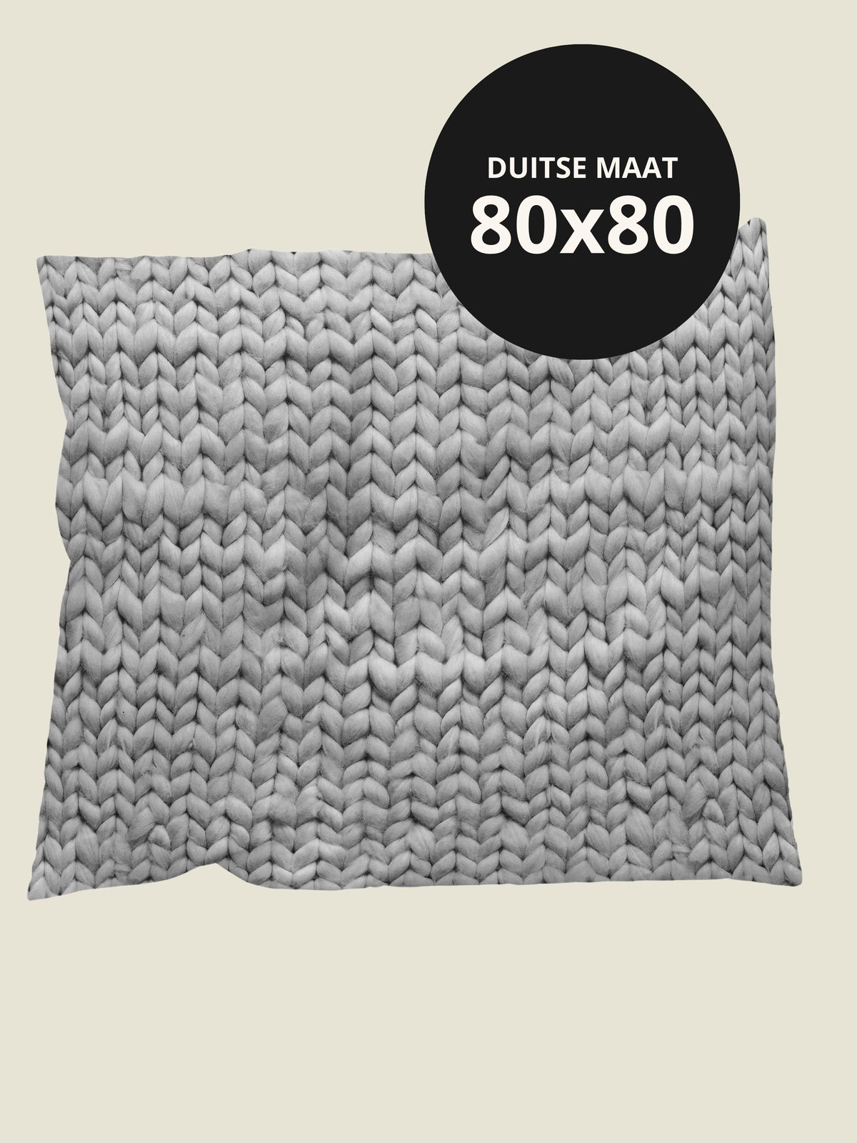 Twirre Cool Grey kussensloop