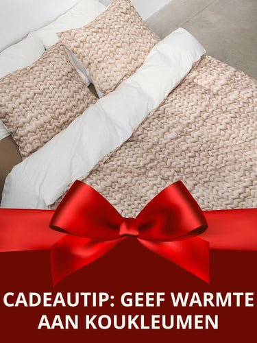 Twirre Sand duvet cover set flannel