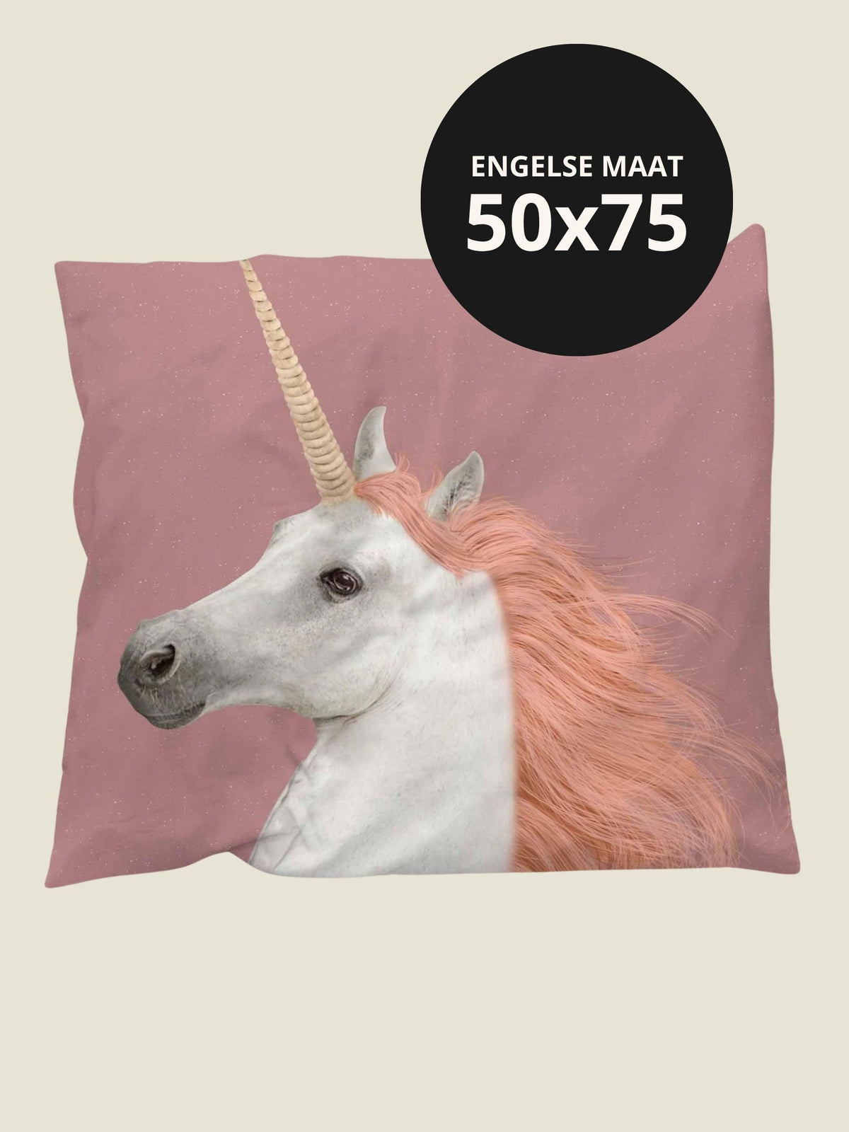 Unicorn Dusty Pink pillowcase