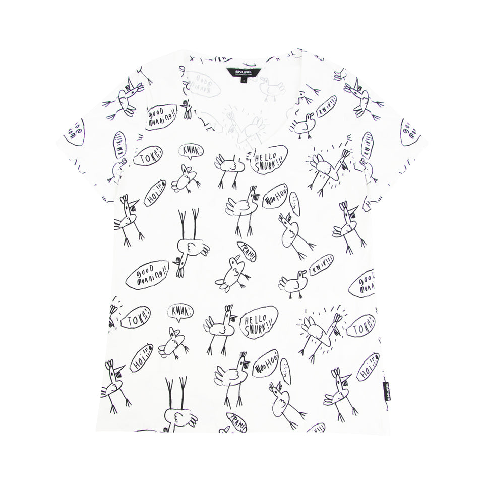Early Birds T-shirt v-neck Women