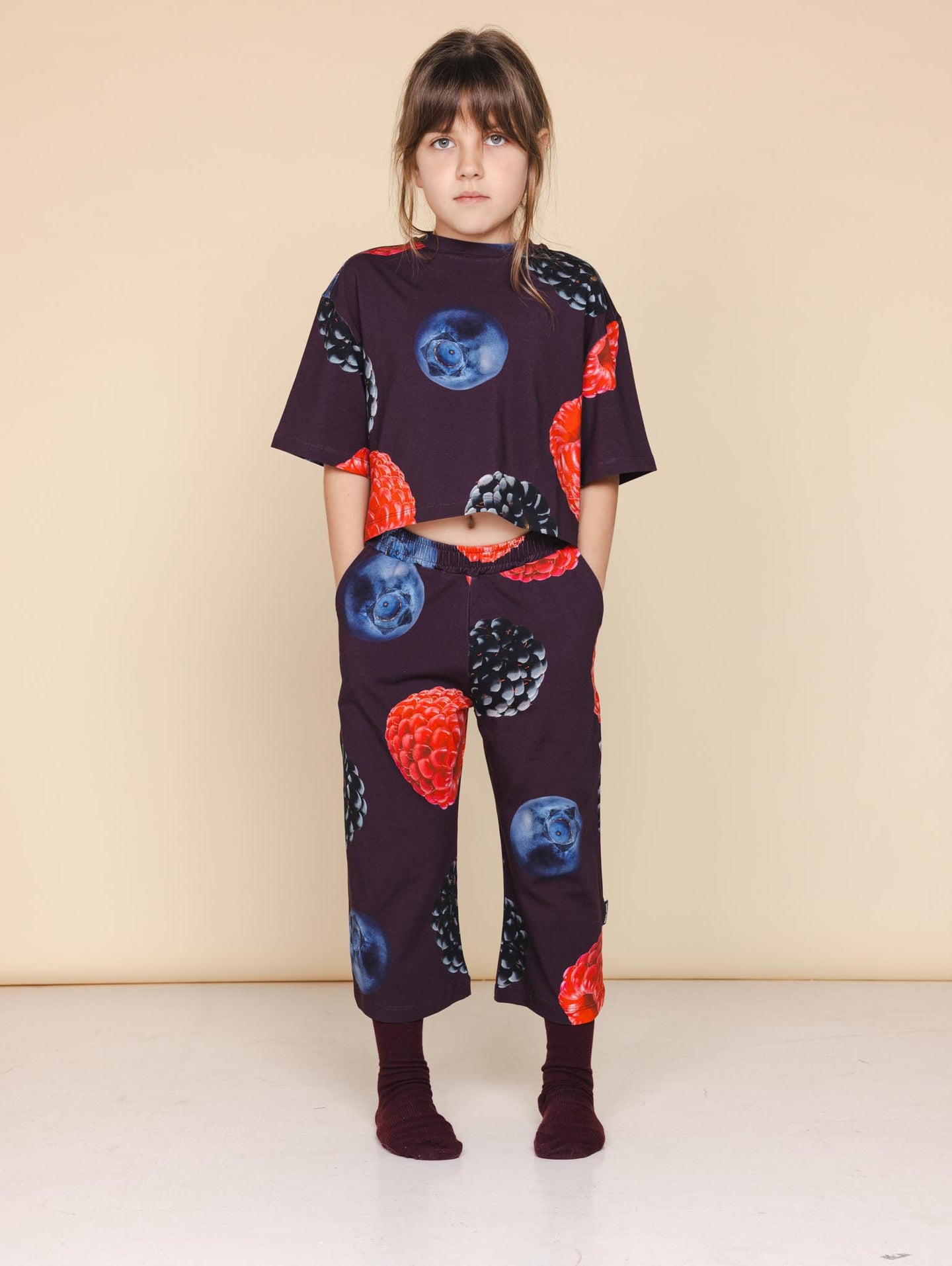 Very Berry Cropped T-Shirt Kids