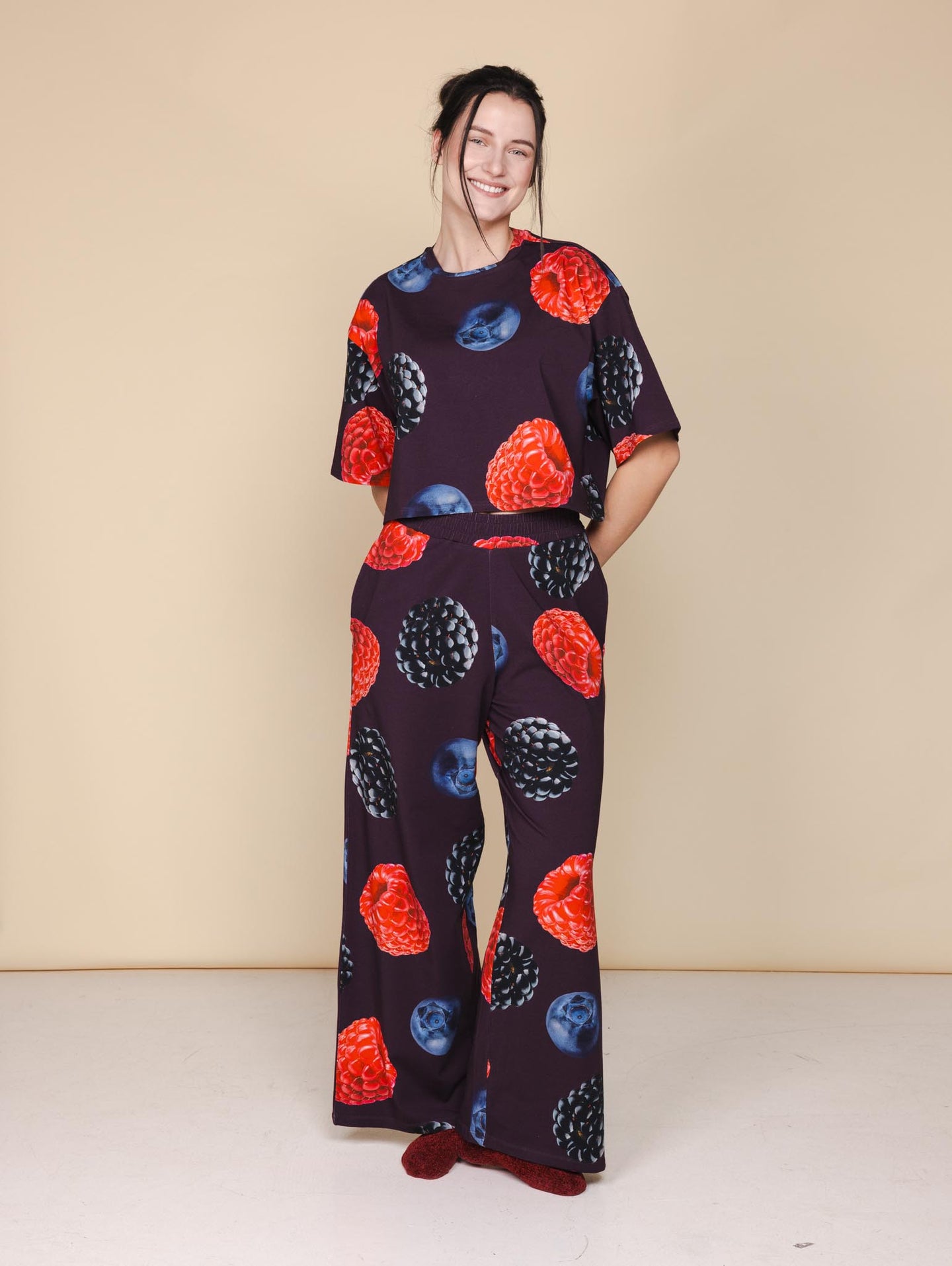 Very Berry Wijde Broek Dames
