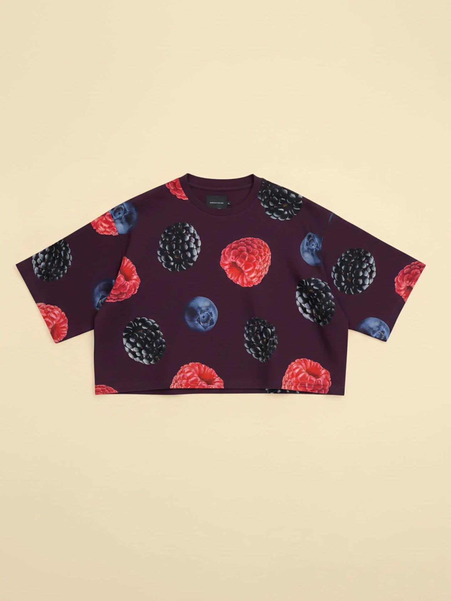 Very Berry Cropped T-Shirt Dames - SNURK