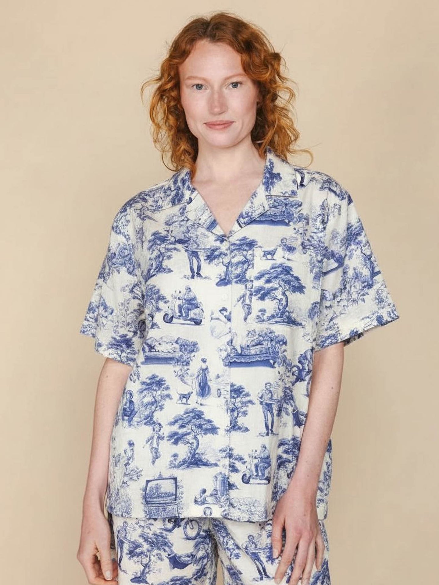 Toile De Modern Joy Button Up Blouse