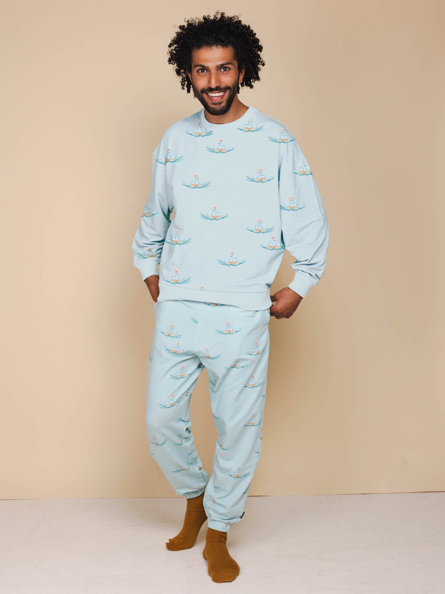 Indische Waterlelies Sweater en Broek set Unisex - SNURK