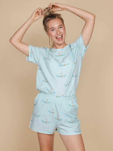 Efteling Indische Waterlelies T-shirt en Shorts set Dames