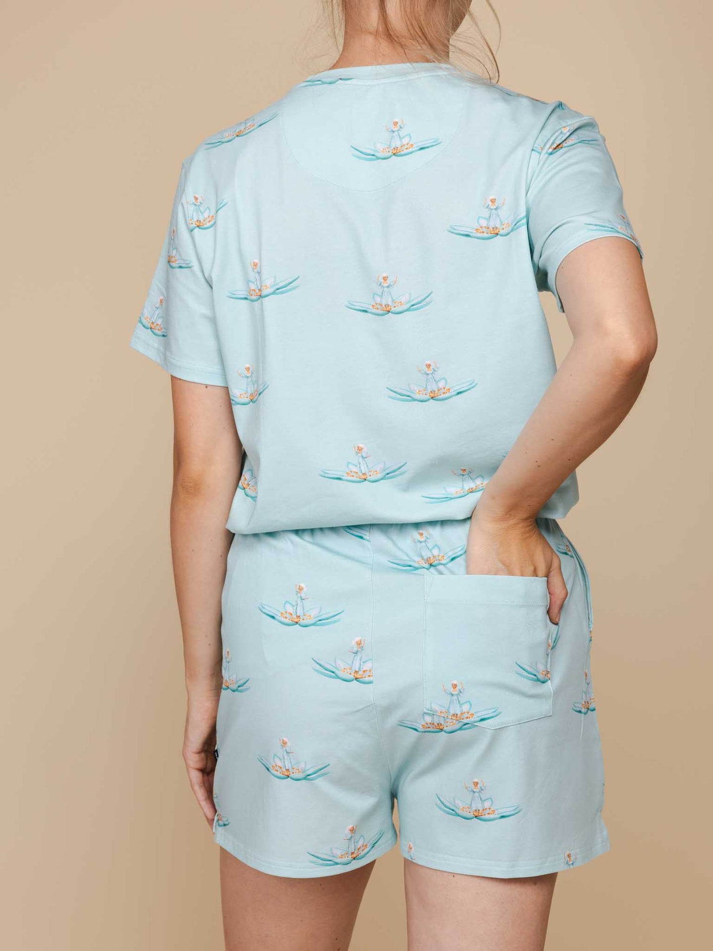 Efteling Indische Waterlelies T-shirt en Shorts set Dames