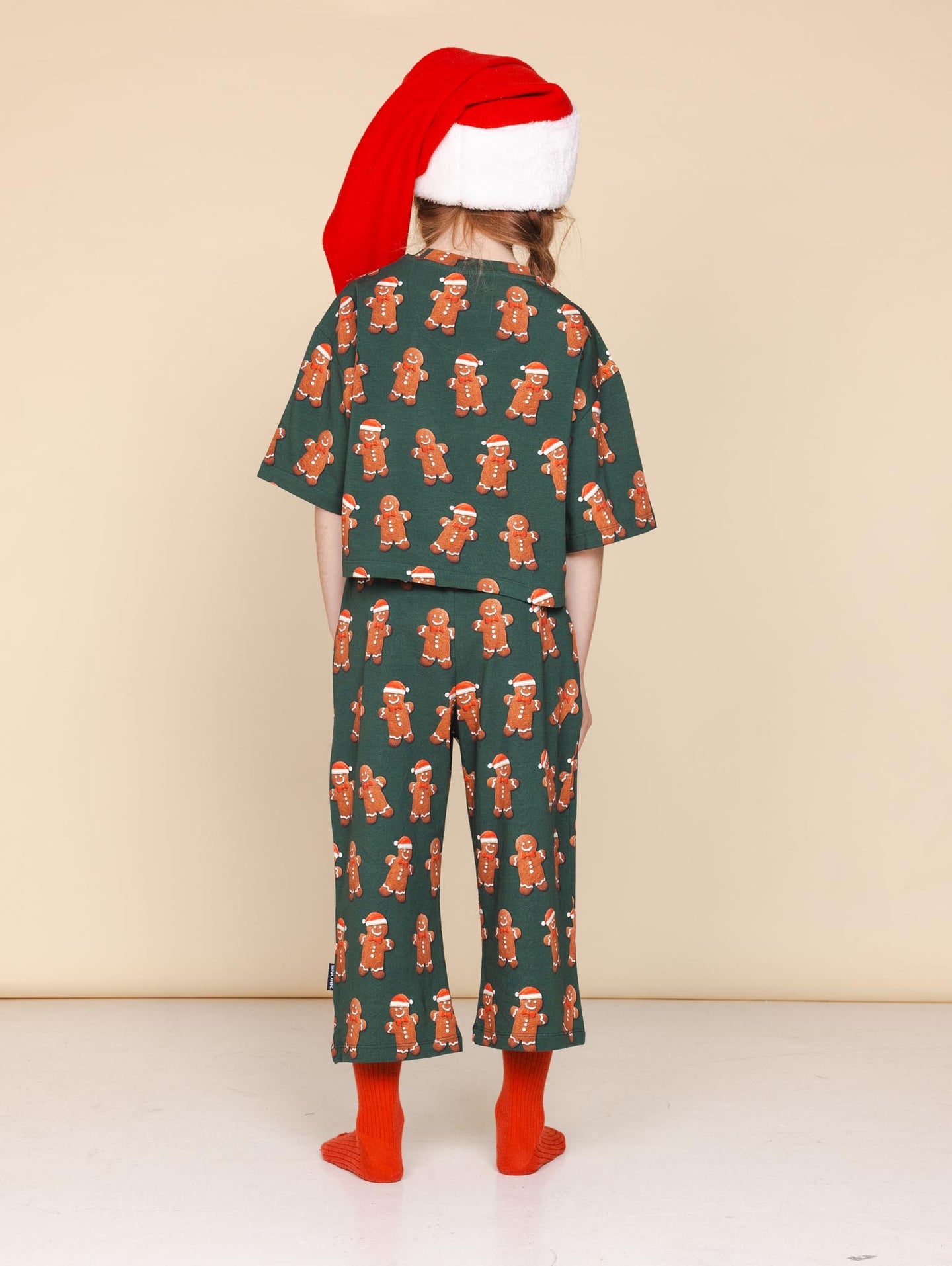 Xmas Cookies Cropped T-Shirt Kids