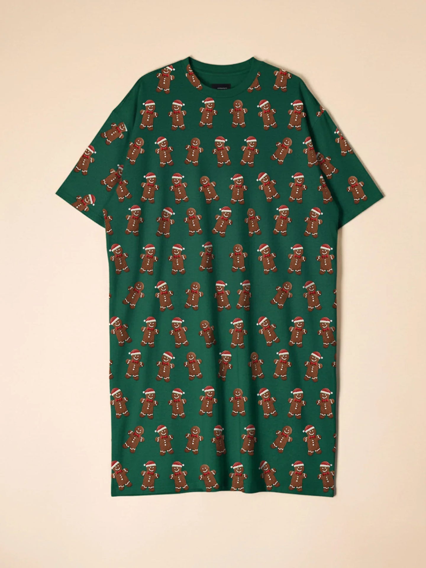 Xmas Cookies Relaxed Tee Dress Dames - SNURK