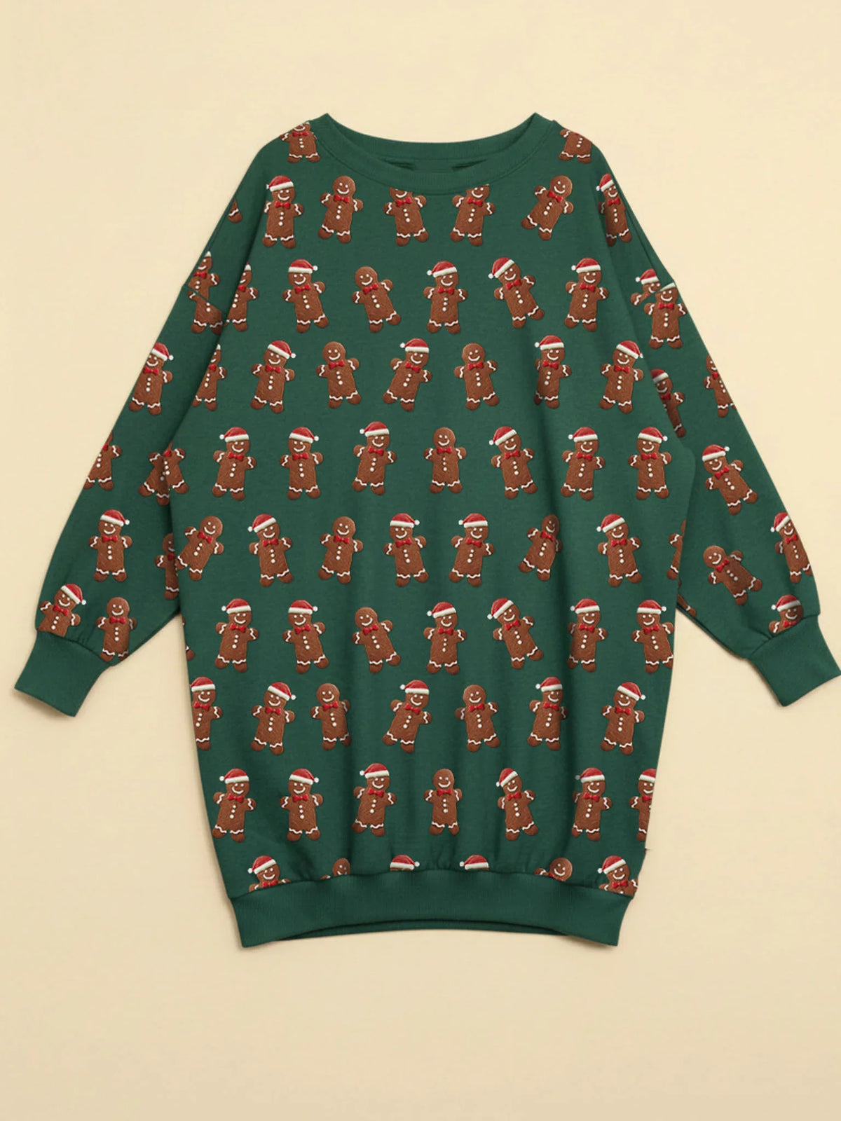 Xmas Cookies Sweater Dress Dames - SNURK