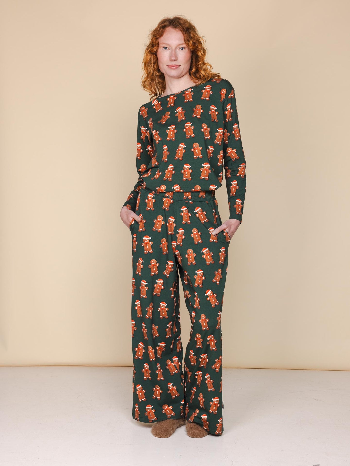 Xmas Cookies Wijde Broek Dames