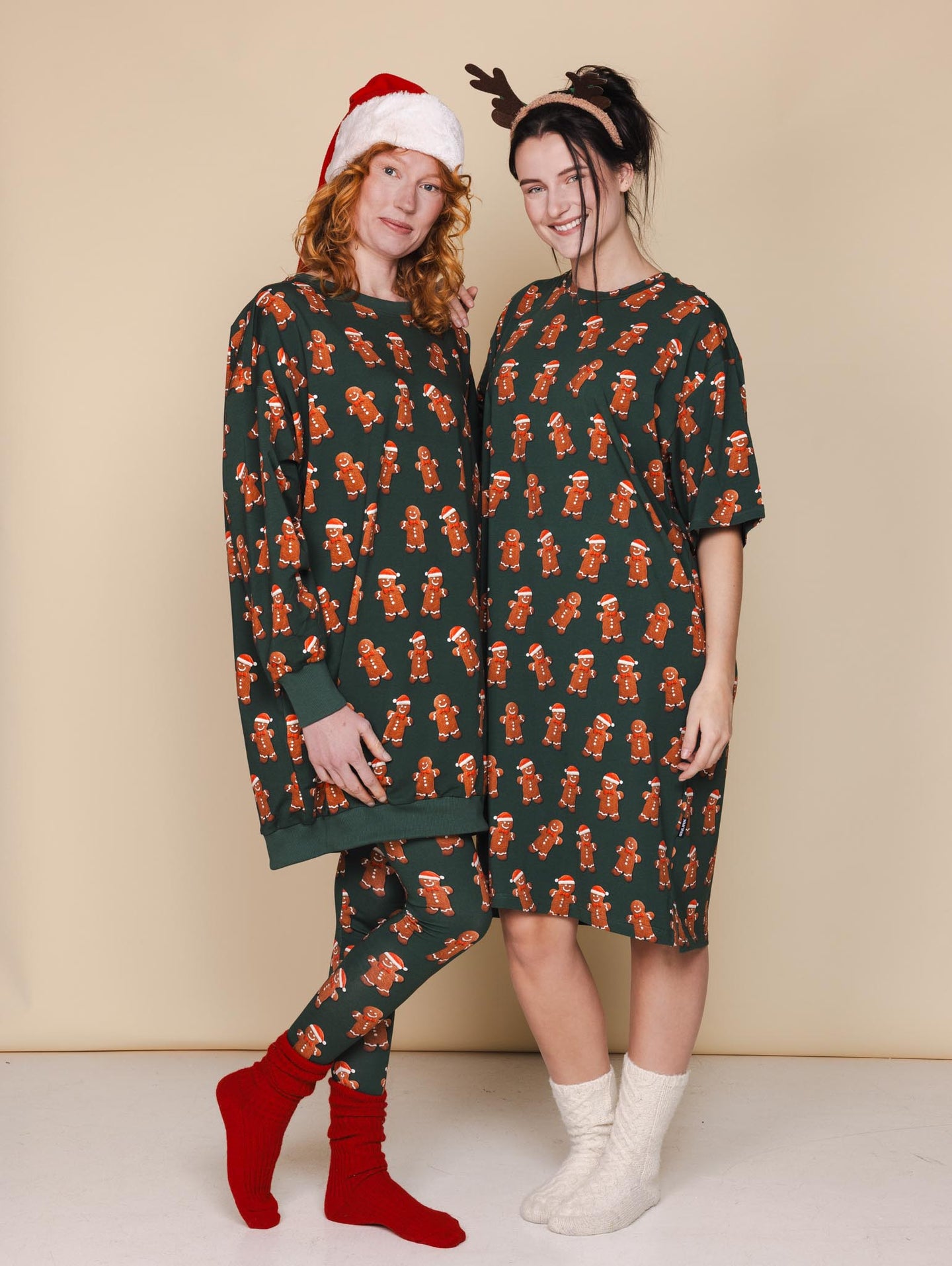 Xmas Cookies Relaxed Tee Dress Dames