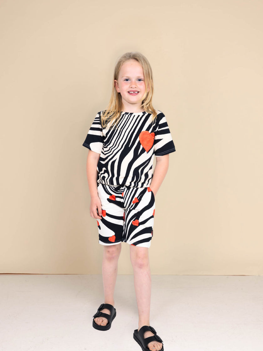 Zebra Love Shorts Kids