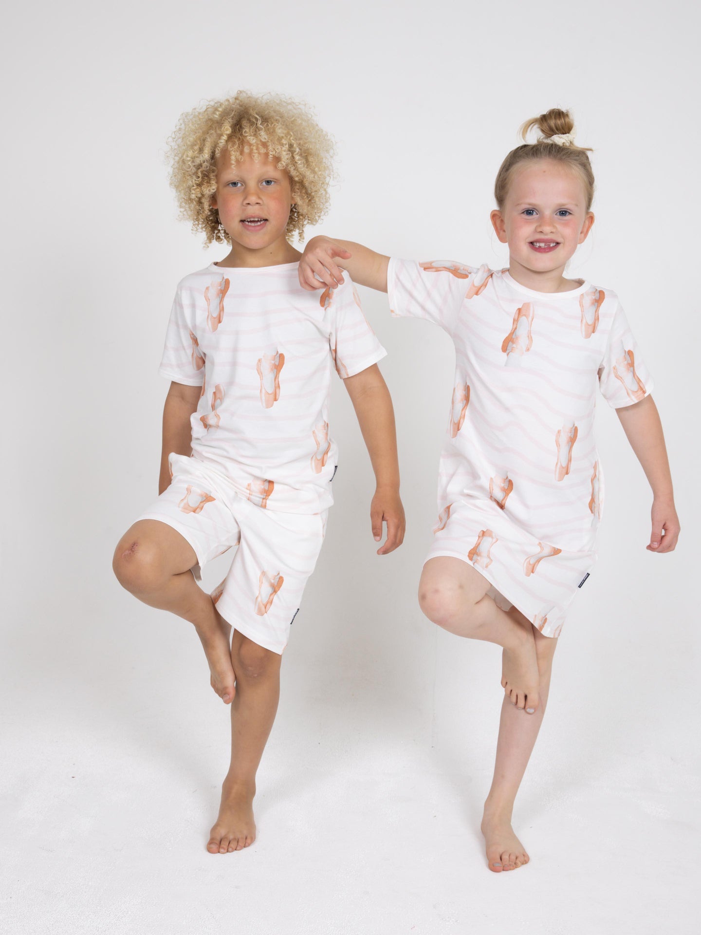 Ballerina T-shirt en Korte broek set Kinderen - SNURK