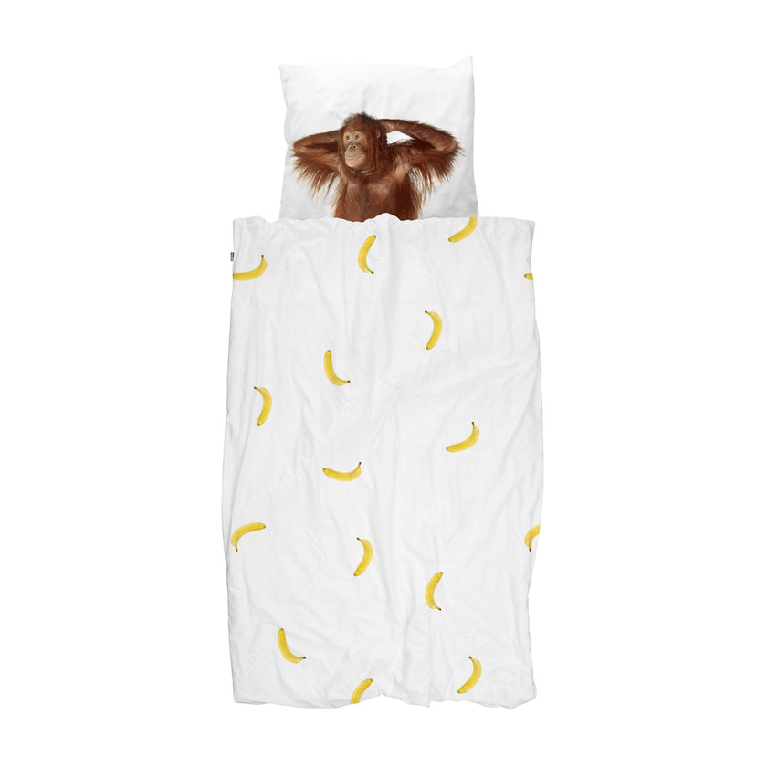 Banana Monkey pillow case 60 x 70 cm