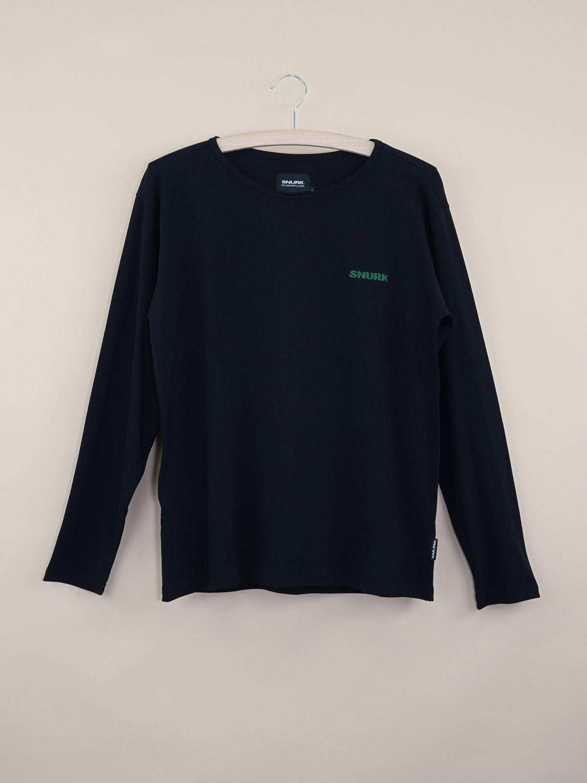 Black T-shirt lange mouwen Dames - SNURK