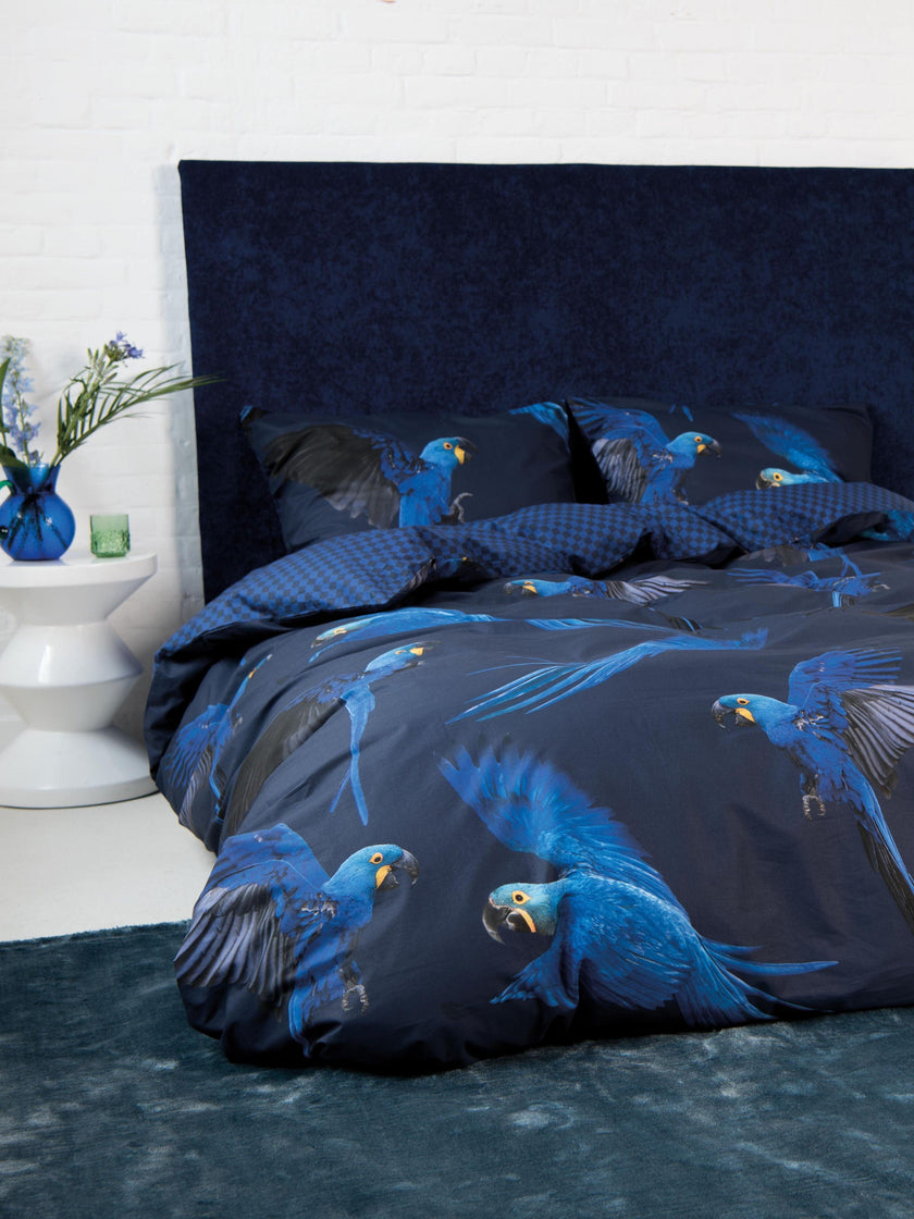 Blue Parrot dekbedovertrek