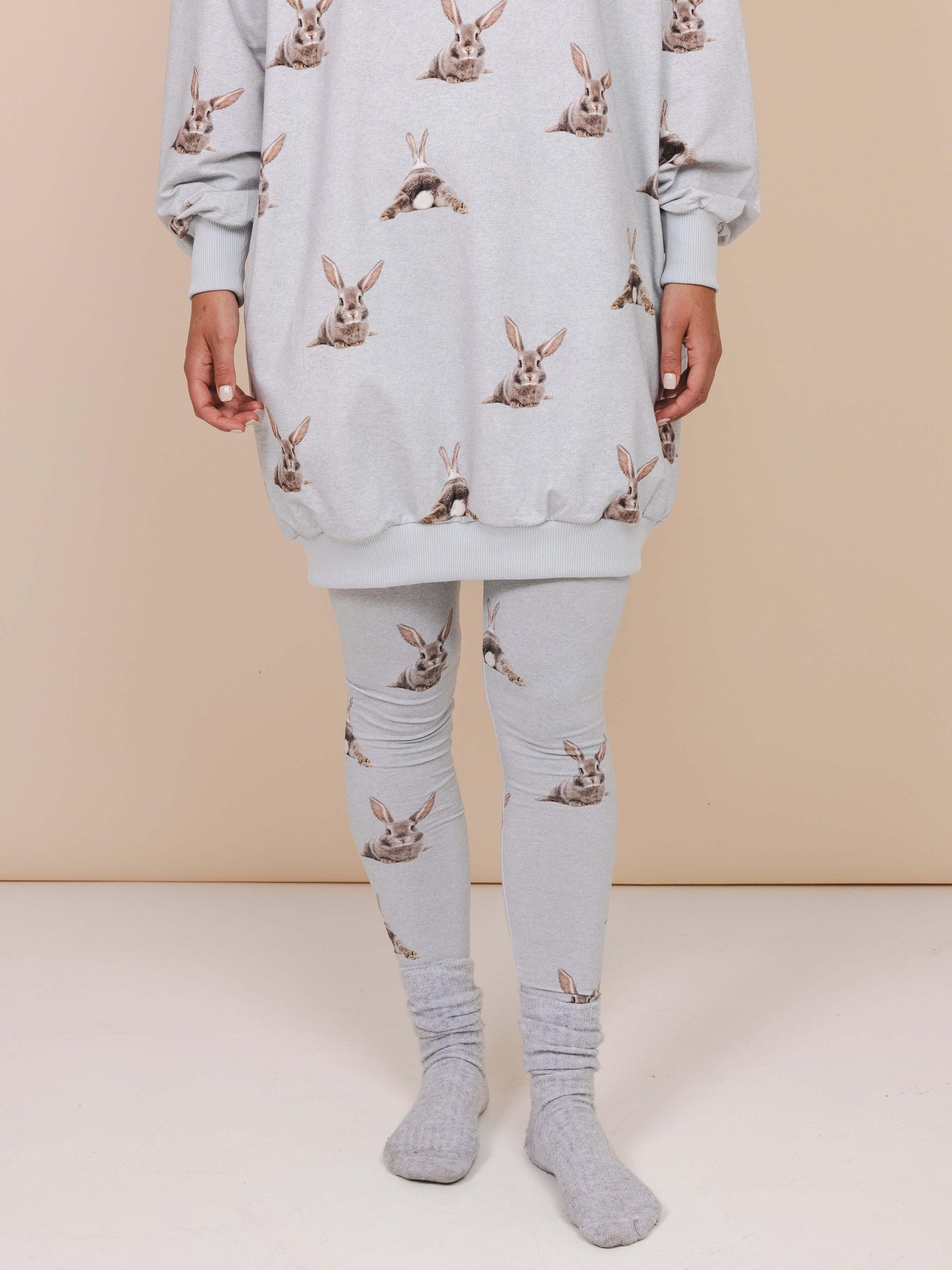 Bunny Bums Sweater Dress en Legging set Dames - SNURK