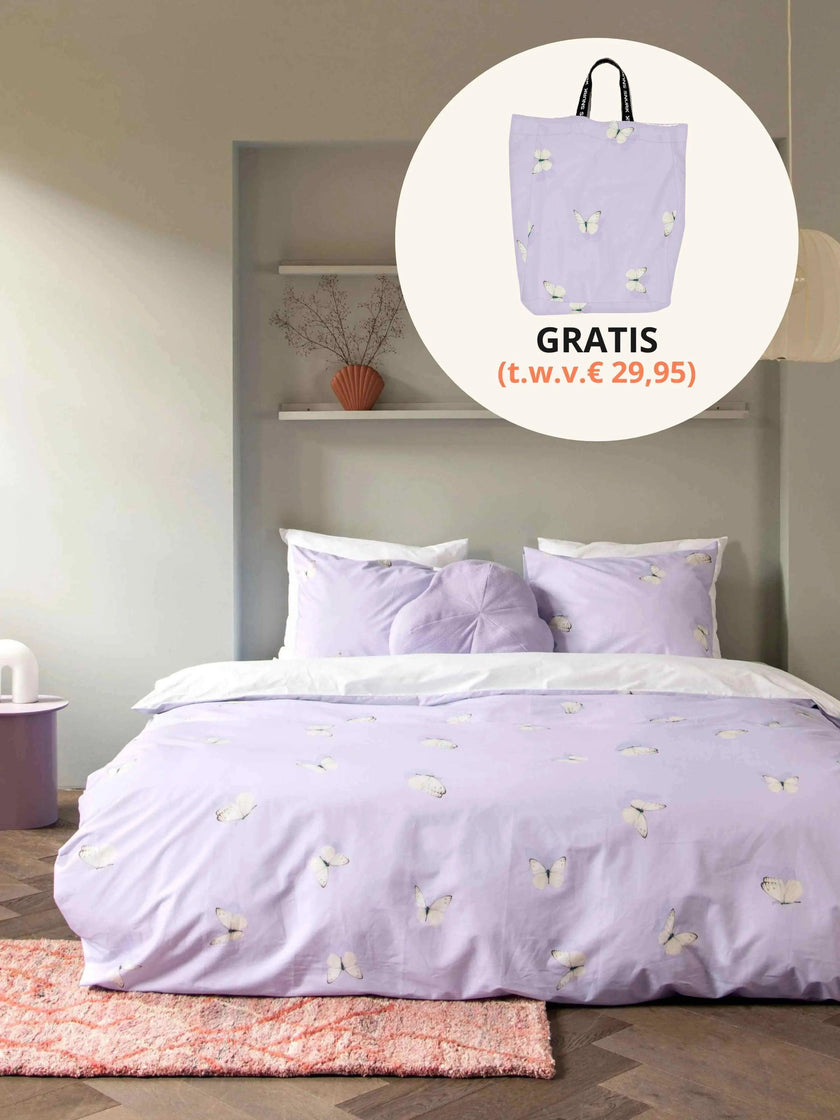 Butterfly Lilac duvet cover set
