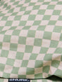 Check Green Beige dekbedovertrek - SNURK