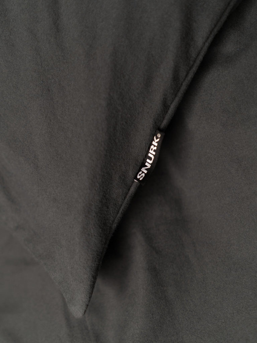 Dark Grey dekbedovertrek flanel