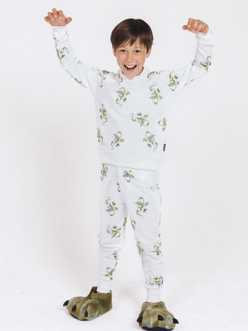 Dragon sweater and pants for kids