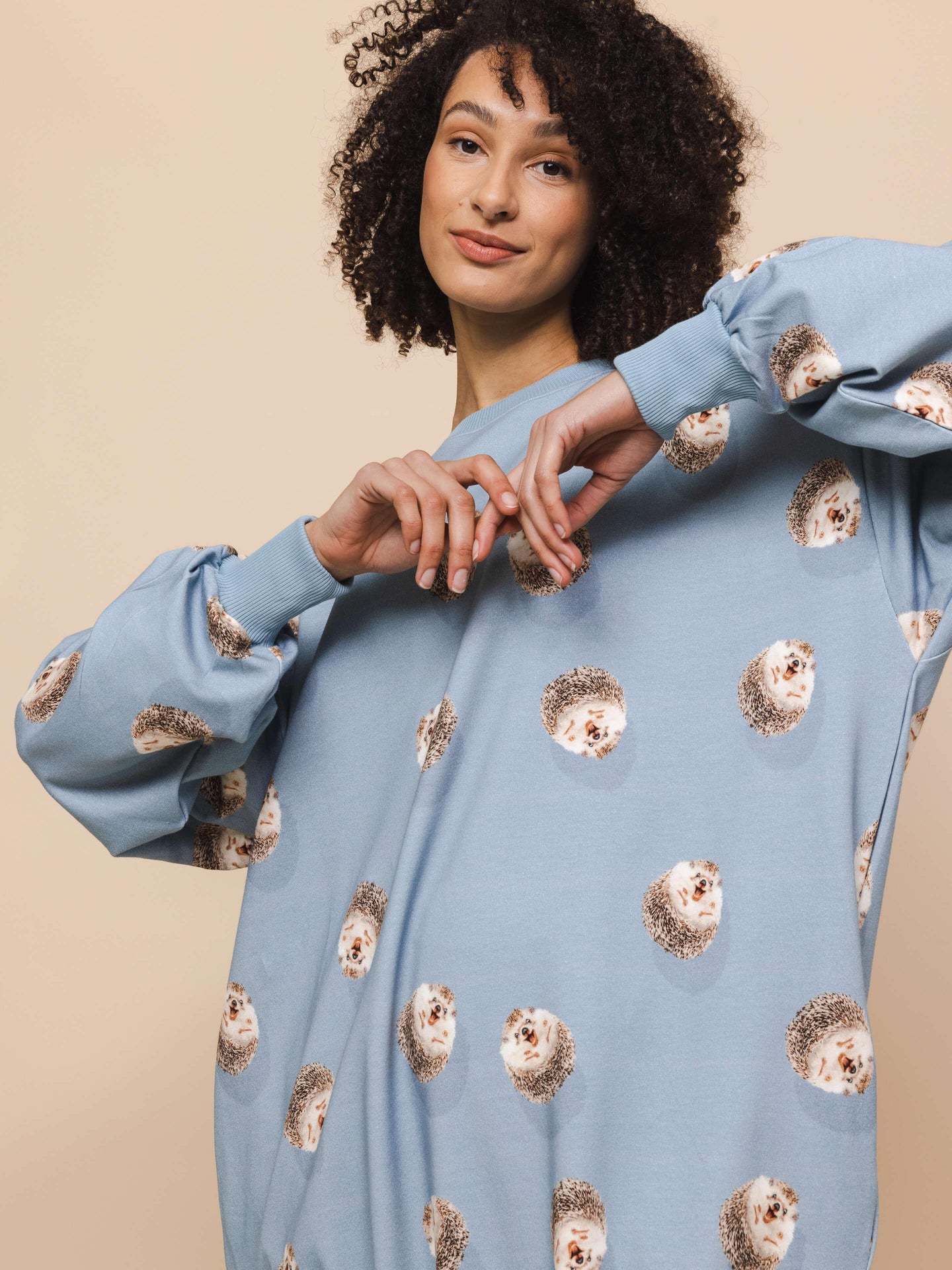Hedgy Blue Trui jurk en Legging set Dames - SNURK