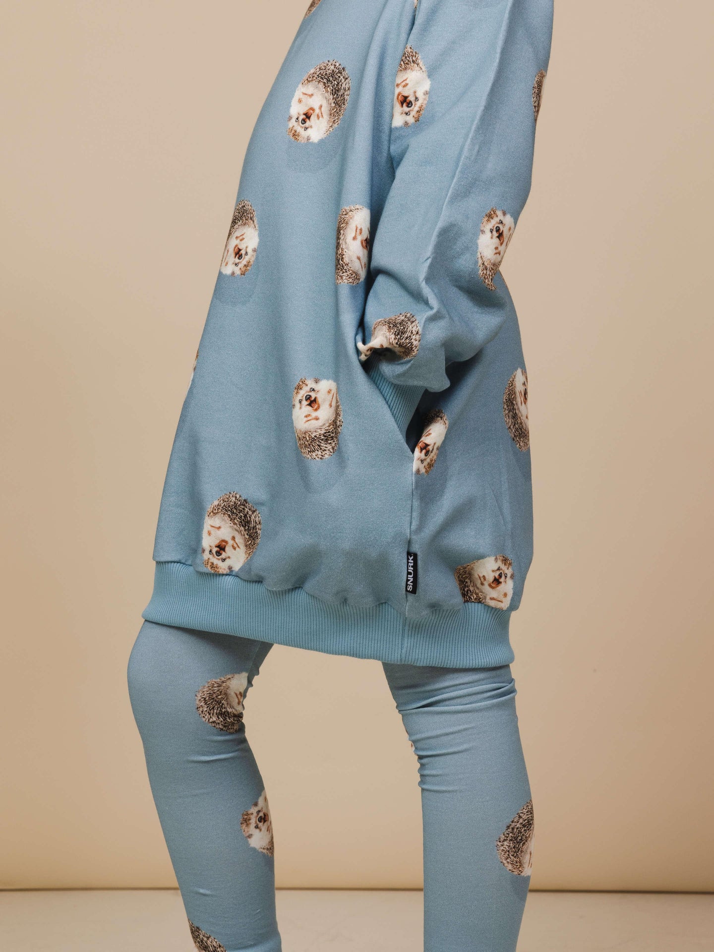 Hedgy Blue Trui jurk en Legging set Kinderen - SNURK