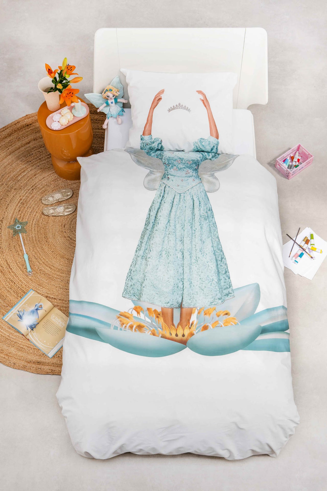 Indische Waterlelies dekbedovertrek - SNURK x Efteling