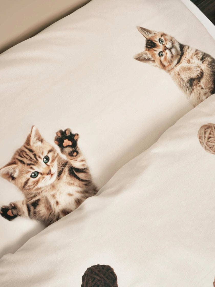 Kitten Friends pillowcase