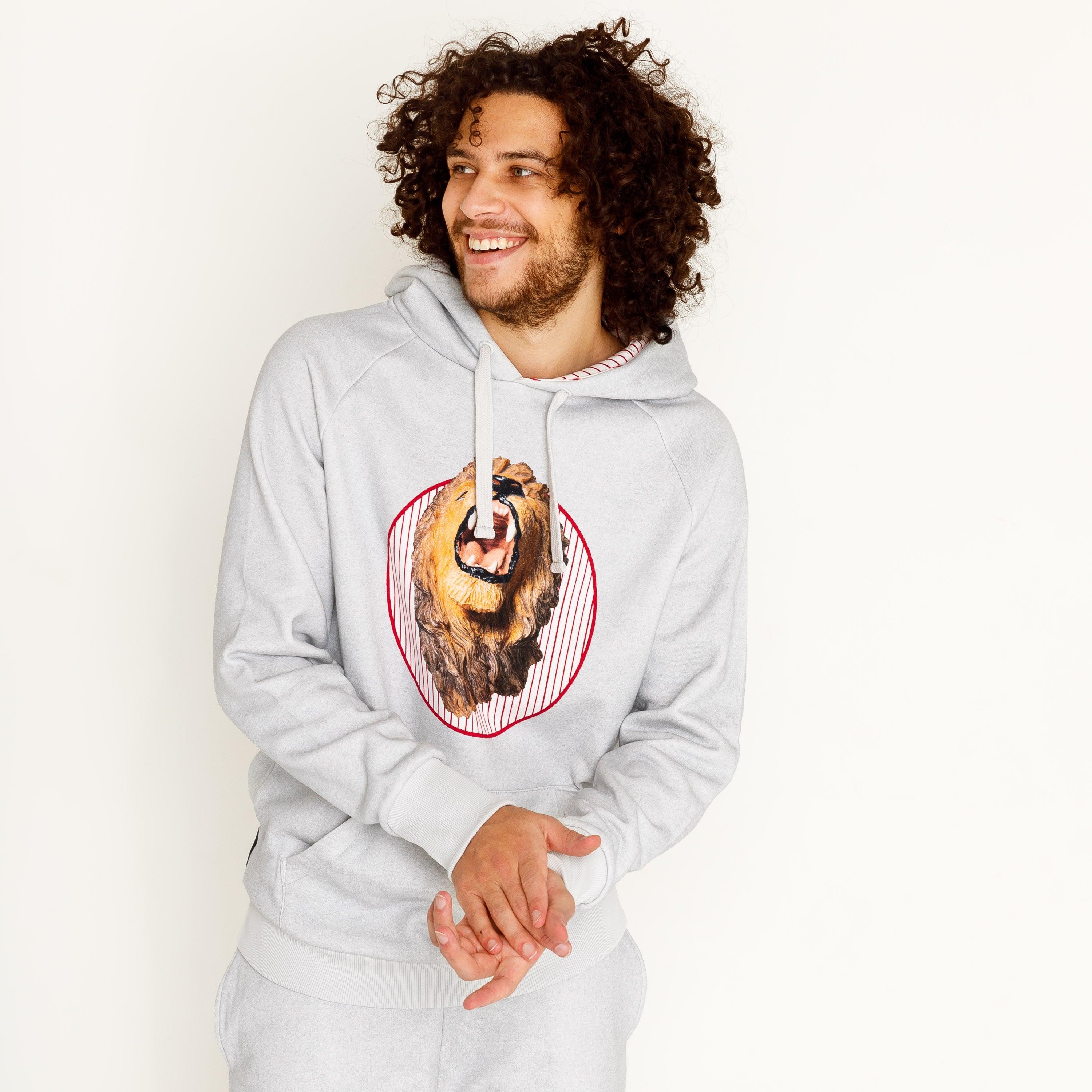 Lion Head Oversized capuchon trui Heren - SNURK