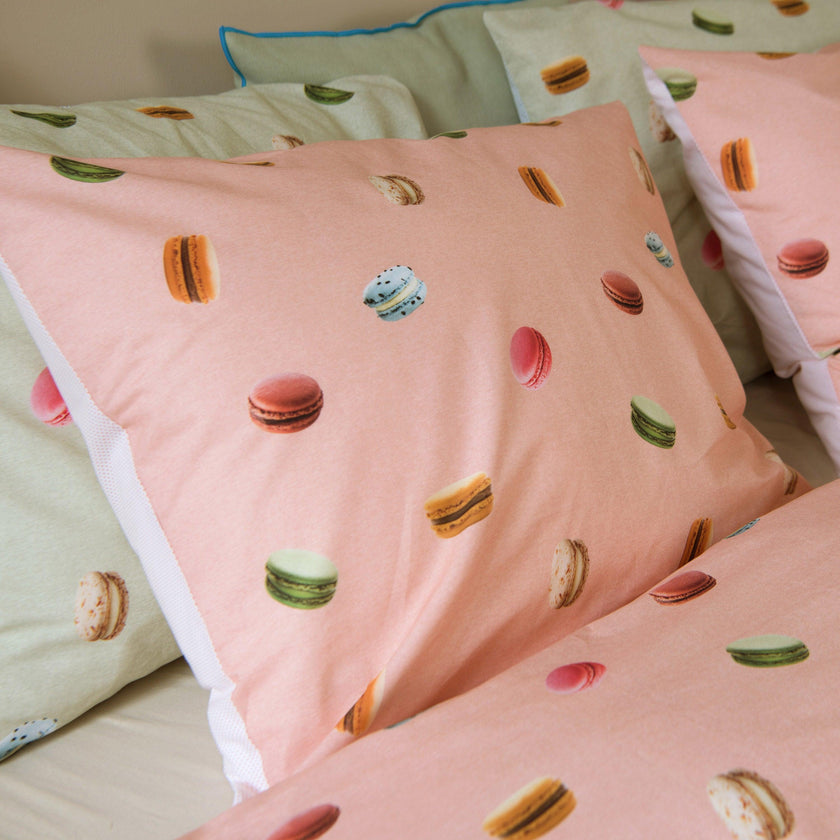 Macarons Pink pillow case 60 x 70 cm