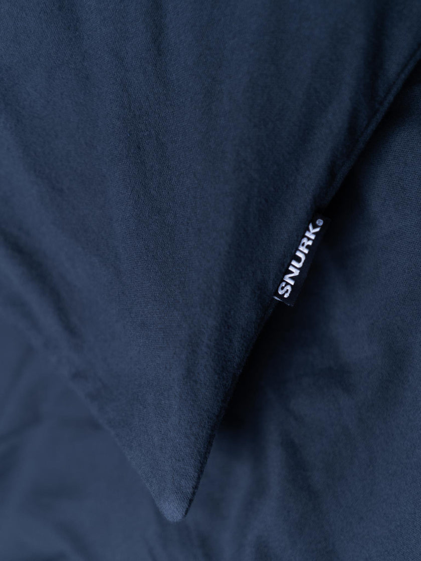 Navy Blue dekbedovertrek flanel