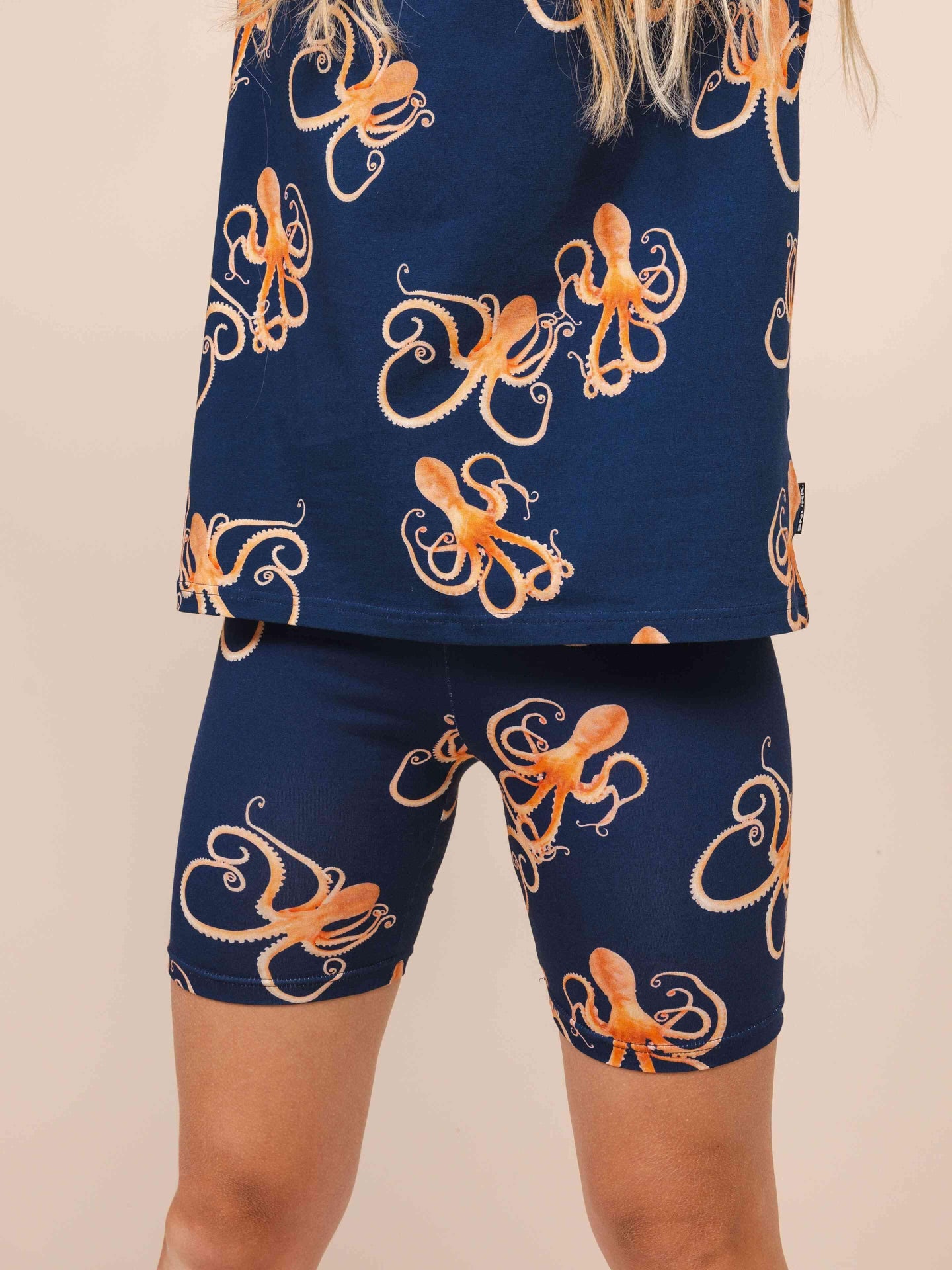 Octopus T-shirt en Bikershorts set Dames - SNURK