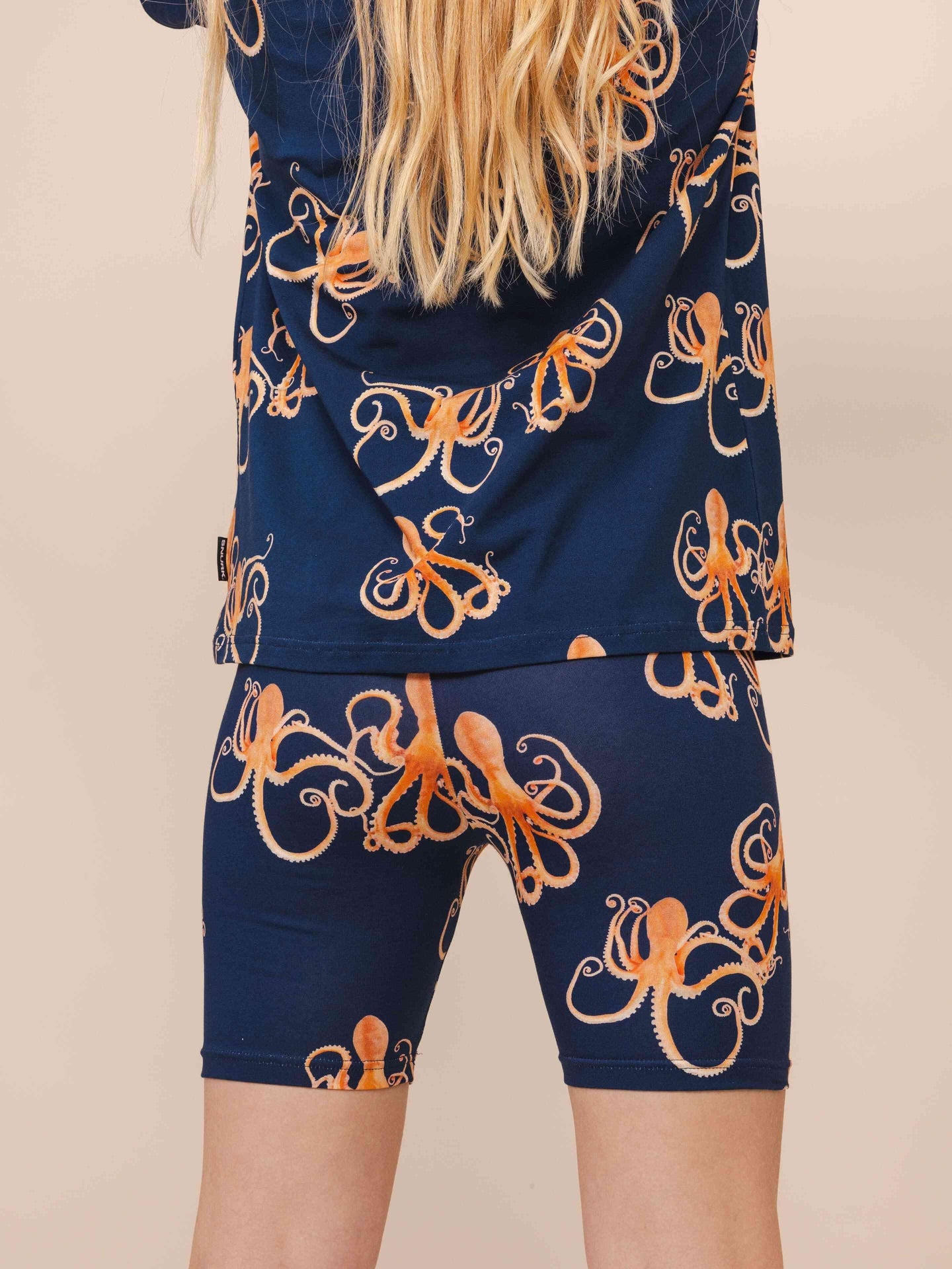 Octopus T-shirt en Bikershorts set Dames - SNURK