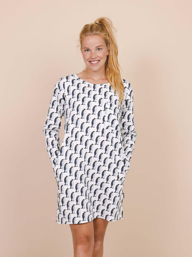 Penguin Long Sleeve Dress Dames