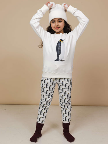 Penguin Sweater en Broek set Kids