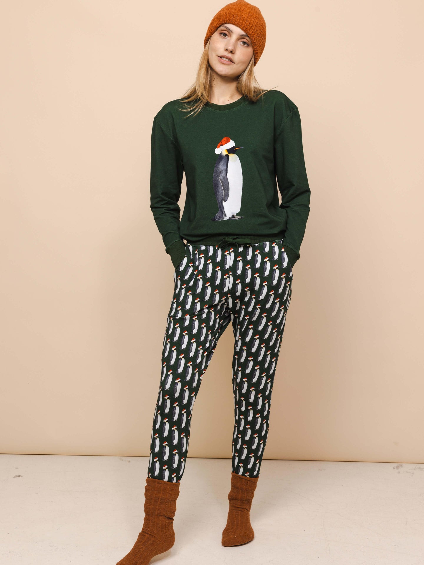 Penguin Xmas Broek Dames - SNURK