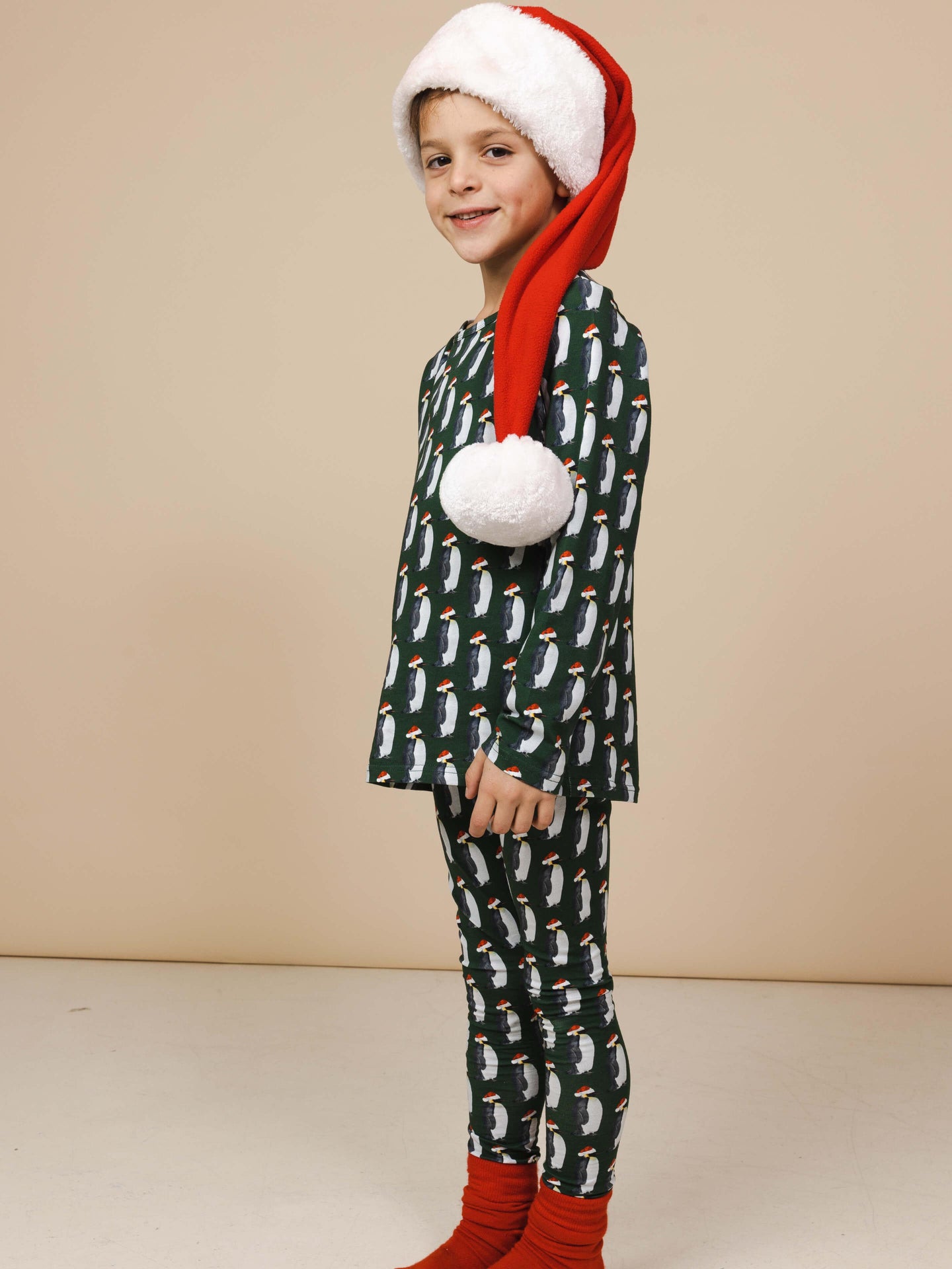 Penguin Xmas T-shirt lange mouwen Kinderen - SNURK