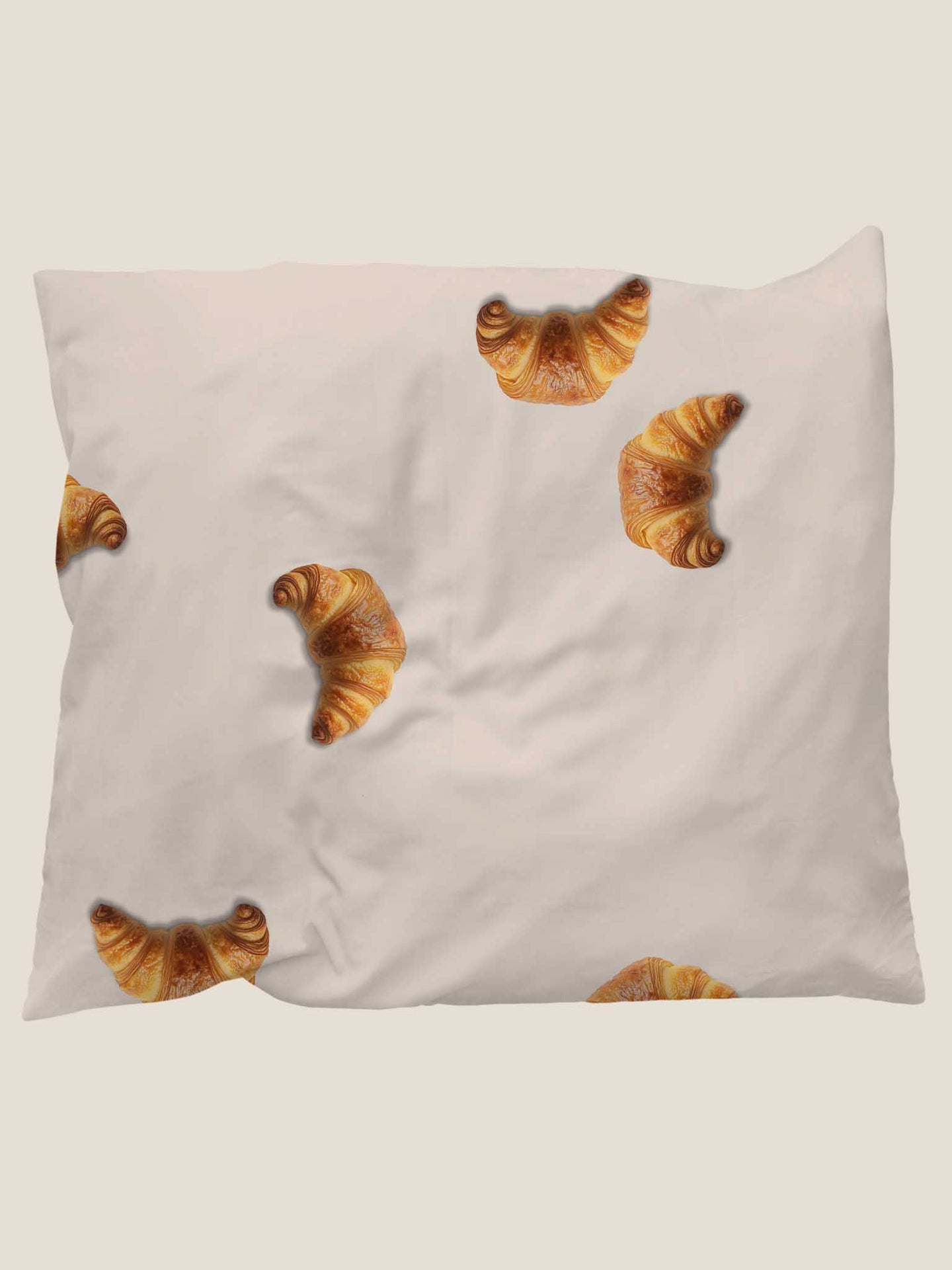 Croissants Beige kussensloop
