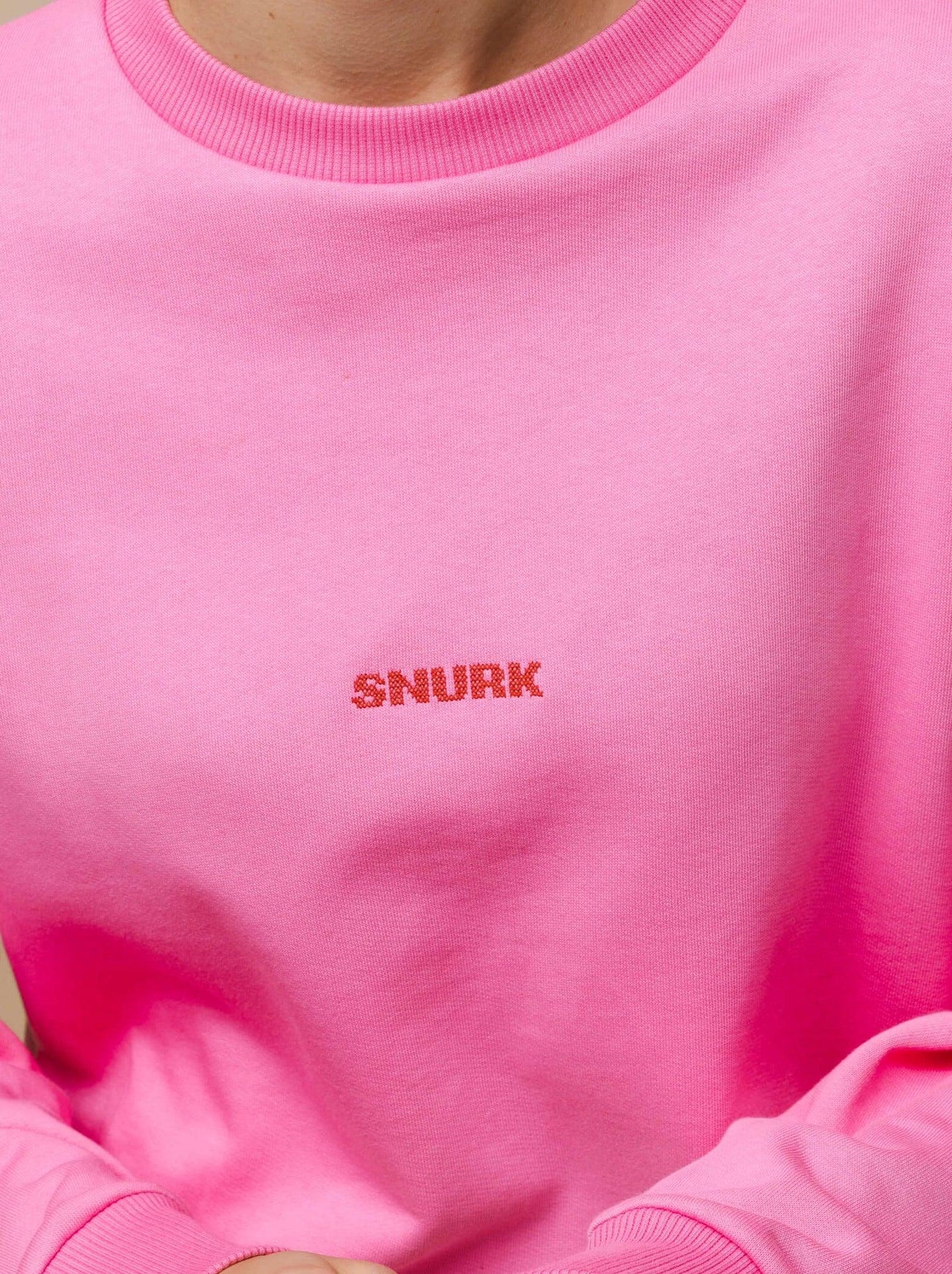 Pink Oversized trui Unisex - SNURK