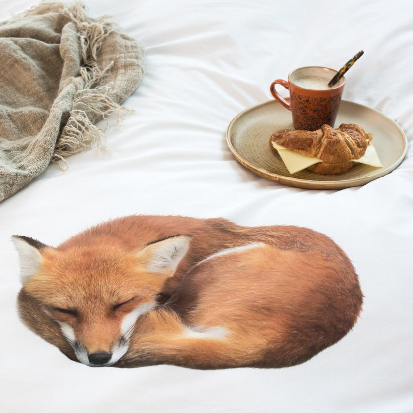Sleeping Fox duvet cover set