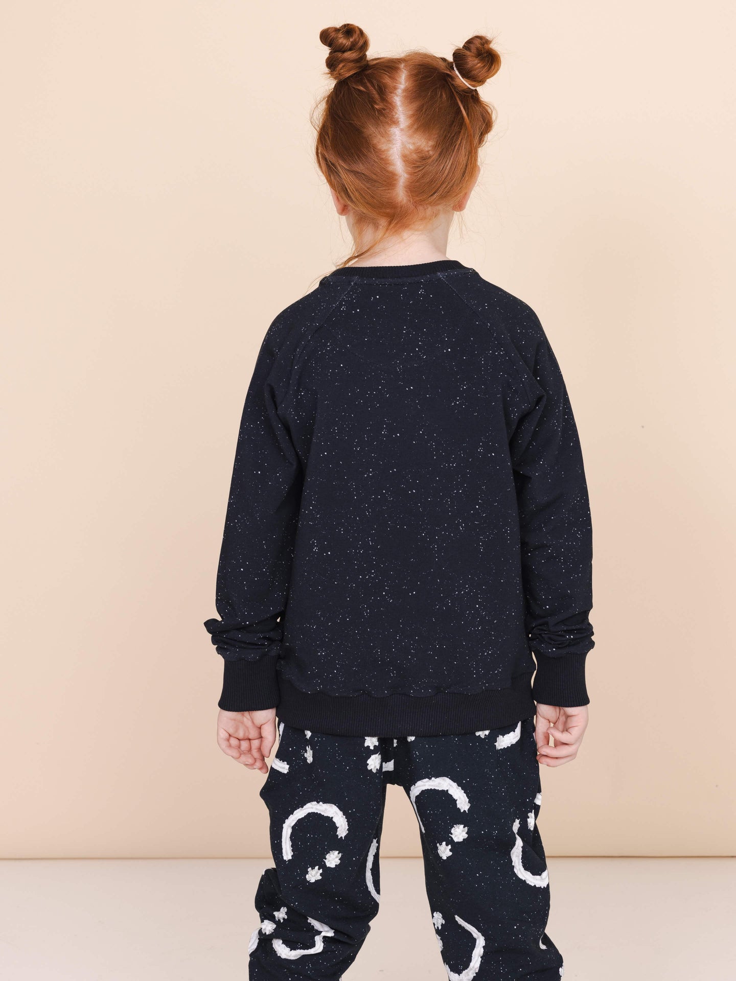Smiles Black Sweater en Broek set Kinderen - SNURK